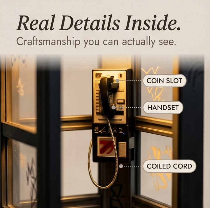 Noctelle™ – Vintage NYC Phone Booth Mood Light