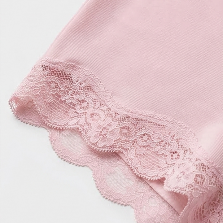Lunaire™ – Seamless Lace Camisole and Boxer Brief Set