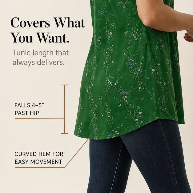 Lunalia™ – Flowy Floral Tunic for Everyday