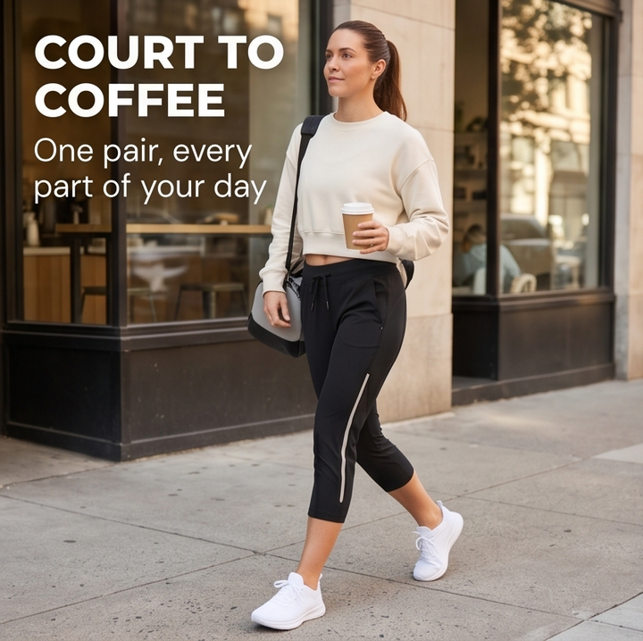 Movella™ – Stretch-Fit Capri Pants with Zip Pockets