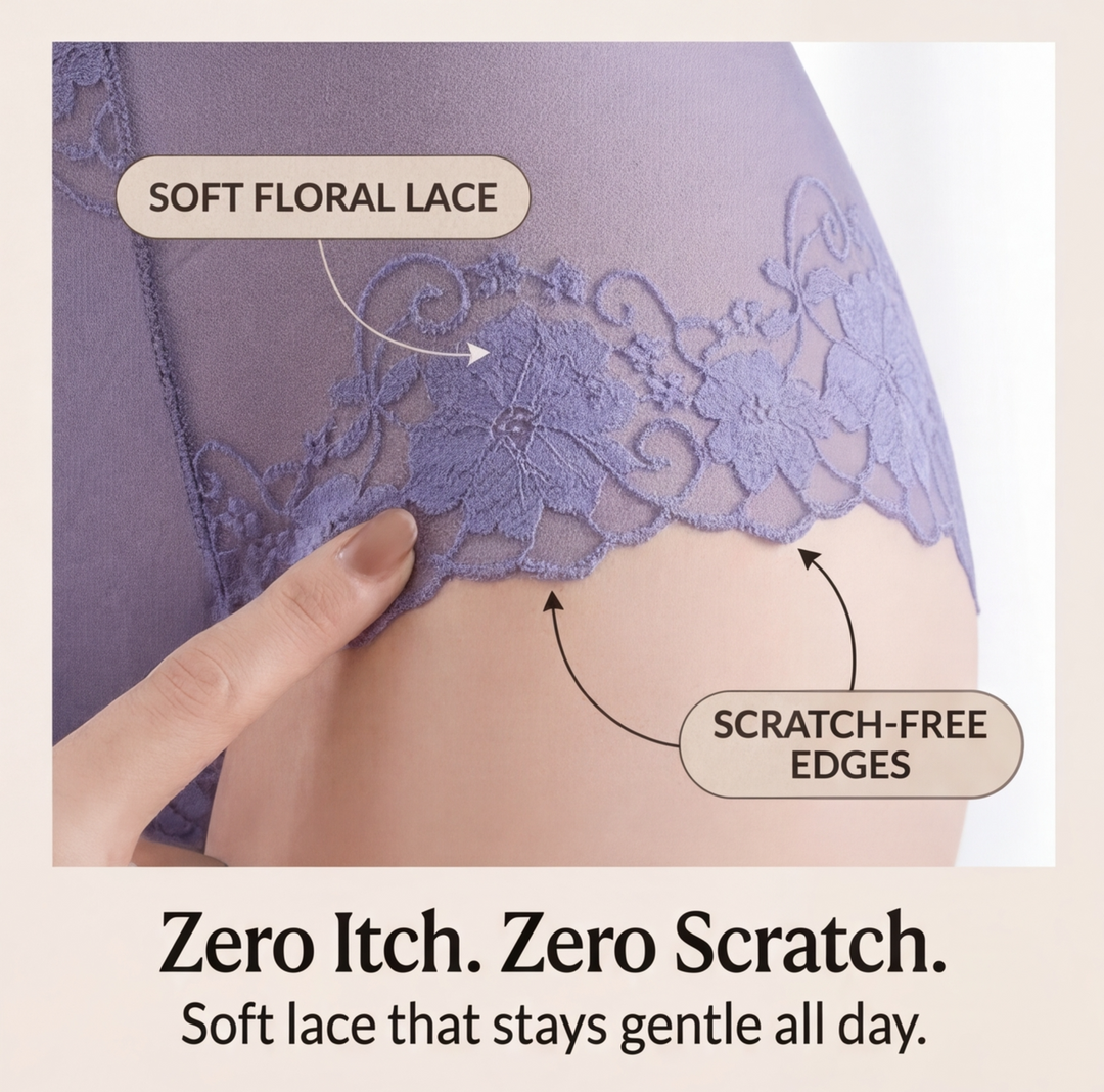 Lacelle™ –  Floral Soft Lace Panties
