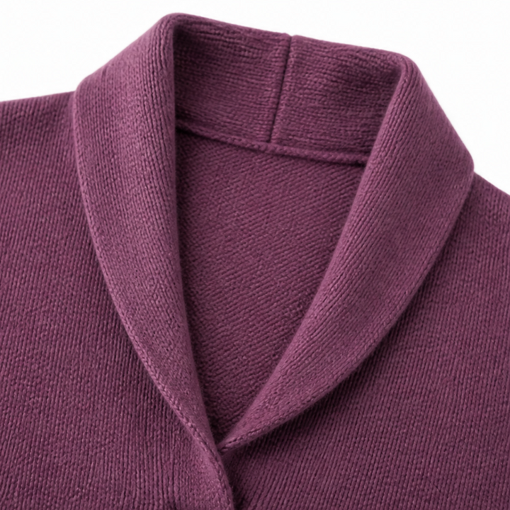Wrapstead – Shawl Collar Ribbed Knit Pullover Sweater