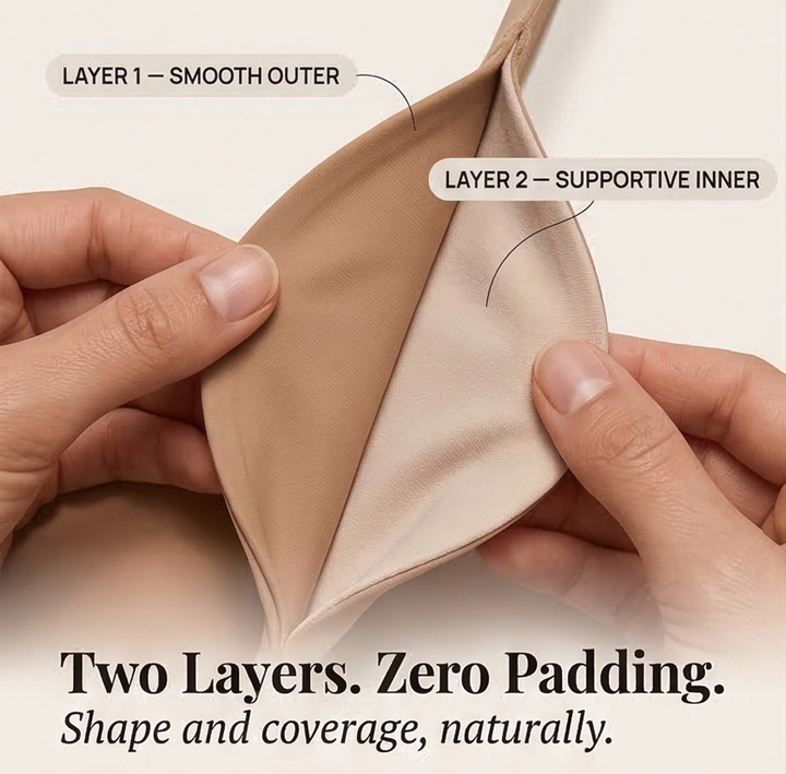 Veluna™ – Soft Double Layer Plunge Bra