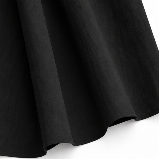 Everly Midi – Belted Long-Sleeve Collared Midi Dress