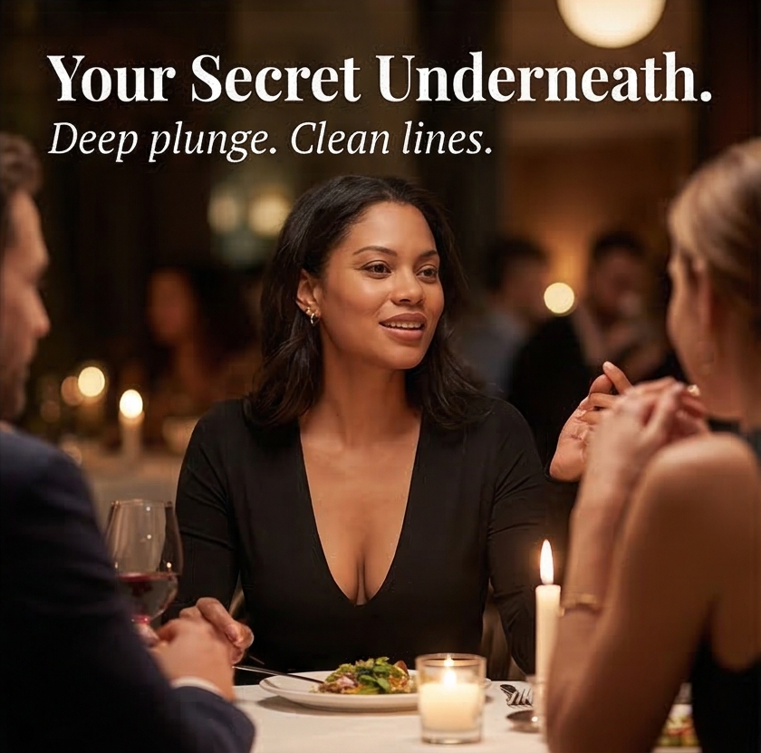 Veluna™ – Soft Double Layer Plunge Bra