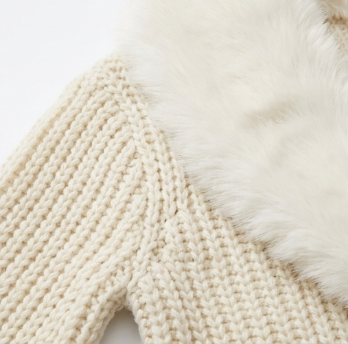 Sailorelle – Striped Sailor-Collar Knit Cardigan