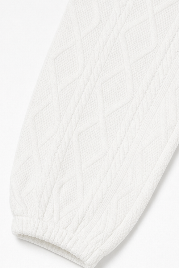 Wearbella – Polyester Knit Sweater And Pants Set