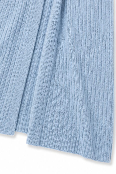 Cozelle – Ribbed Duster Open-Front Long Cardigan