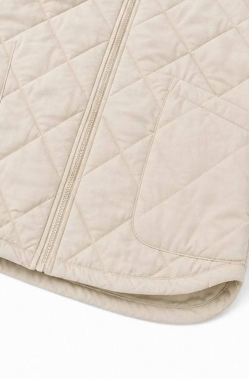 Knitpuff – Knit-Panel Quilted Patchwork Puffer Jacket
