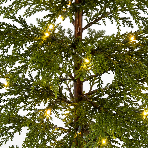Glowmere – Pre-Lit Slim Cypress Accent Tree