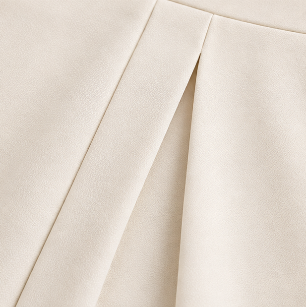 Velaform – High-Waisted Pleated Wide-Leg Trousers