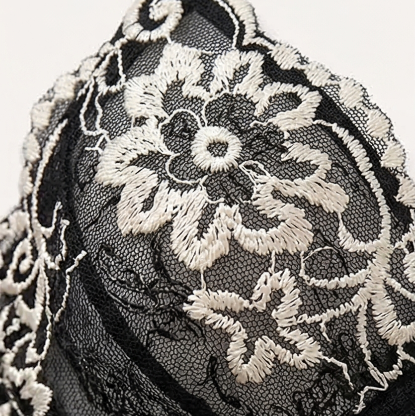 Velaire™ – Floral Lace Babydoll with Matching Thong