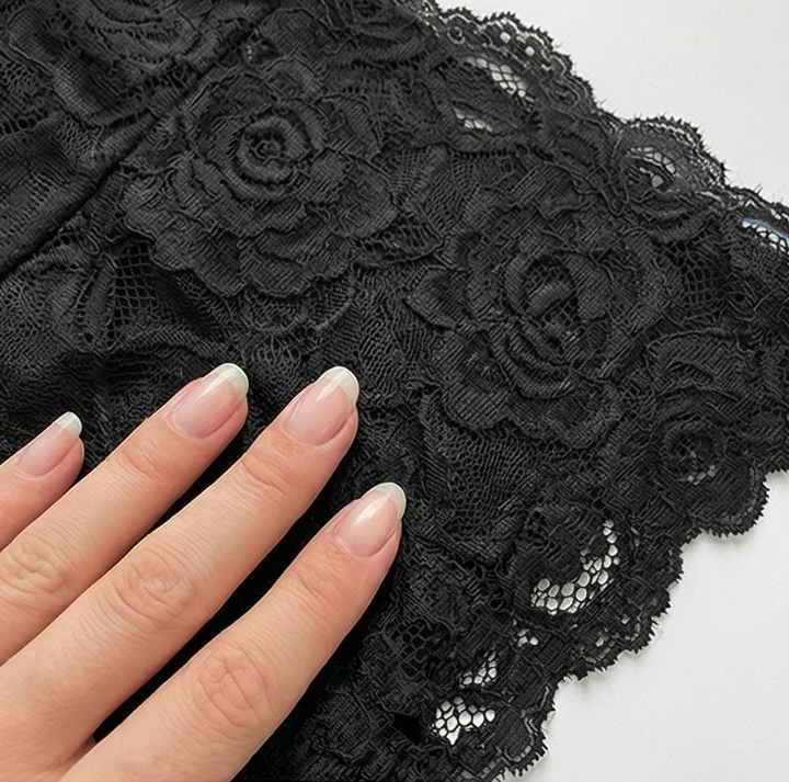 Lunaire™ – Floral Lace Babydoll Nightgown