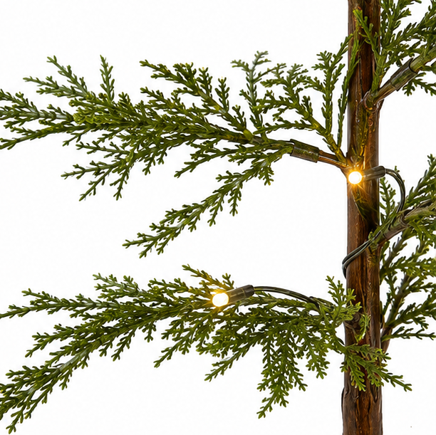 Glowmere – Pre-Lit Slim Cypress Accent Tree