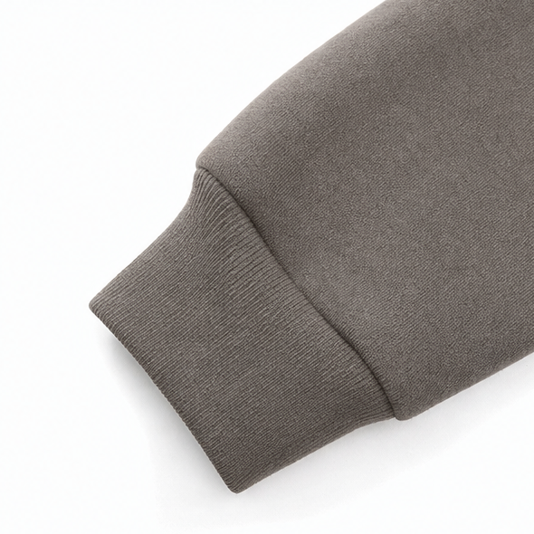 Coziluxe – Zip-Front Hooded Mid-Length Knit Cardigan