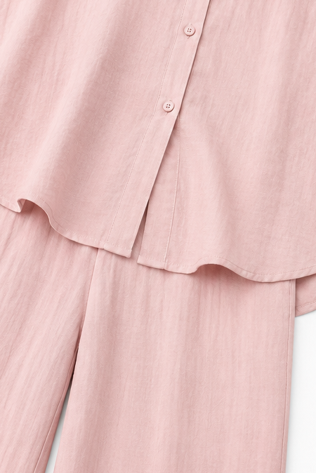 Setwell – Shirt And Wide-Leg Pants Set