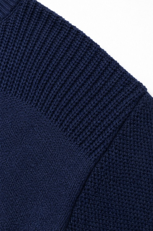 Cozelin – Ribbed Knit Dropped-Shoulder Oversized Sweater