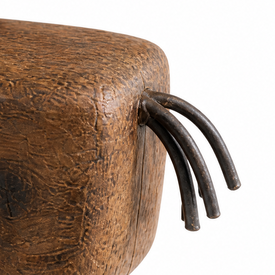 Harlowe & Forge – Mixed Wood Look And Metal Like Horse Figurine