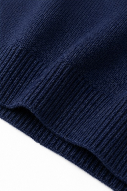 Cozelin – Ribbed Knit Dropped-Shoulder Oversized Sweater