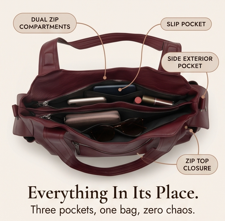 Launa™ – Soft Hobo Shoulder Bag