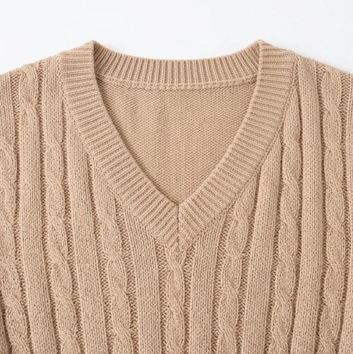 Cabeline – Cable-Knit Bodycon Sweater Dress