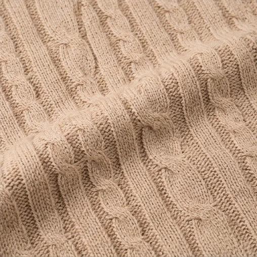 Cabeline – Cable-Knit Bodycon Sweater Dress