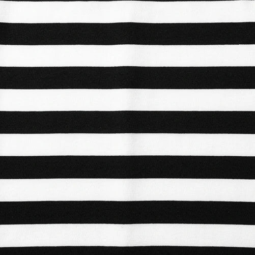 Stripe Muse – Striped Hem Stretch Bodycon Mini Dress