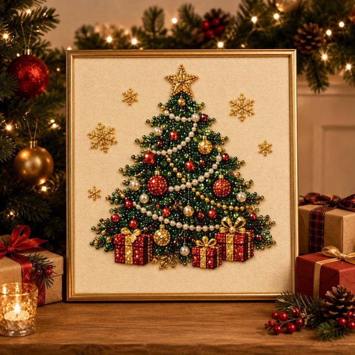 Pearl Noel – Pearl Bead Christmas Diamond Painting Kit