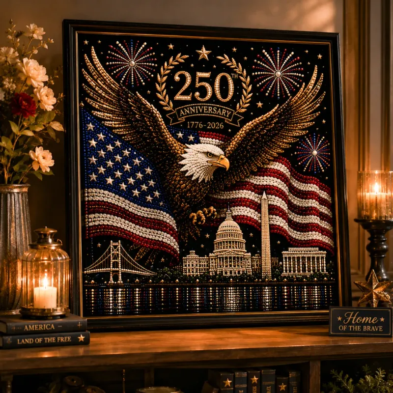 Starweave – 5D Pearl Bead American Flag Art Kit