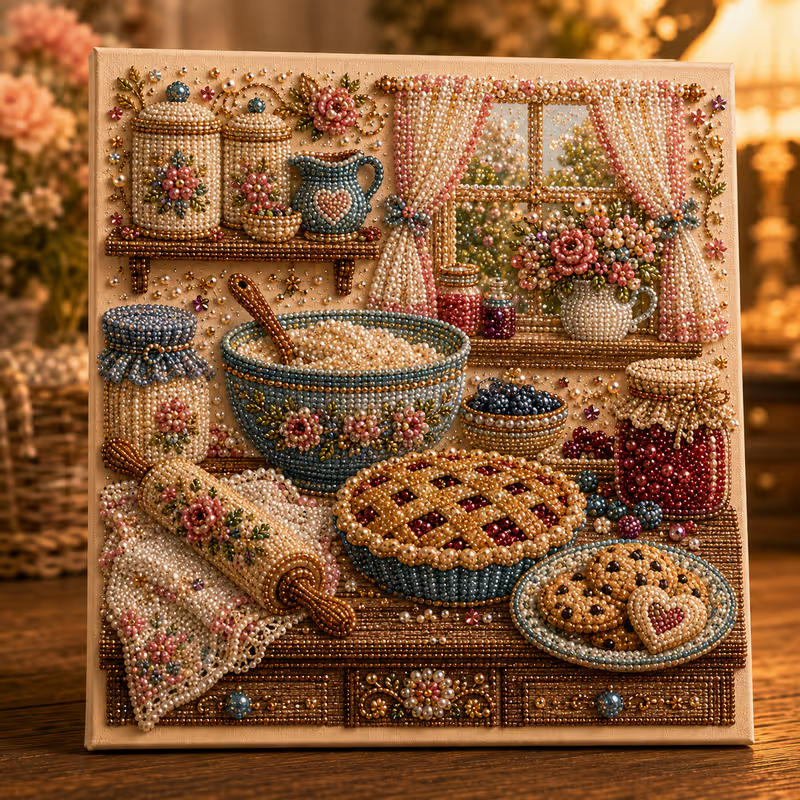 CozyGlow – Sewing Room Diamond Painting Kit