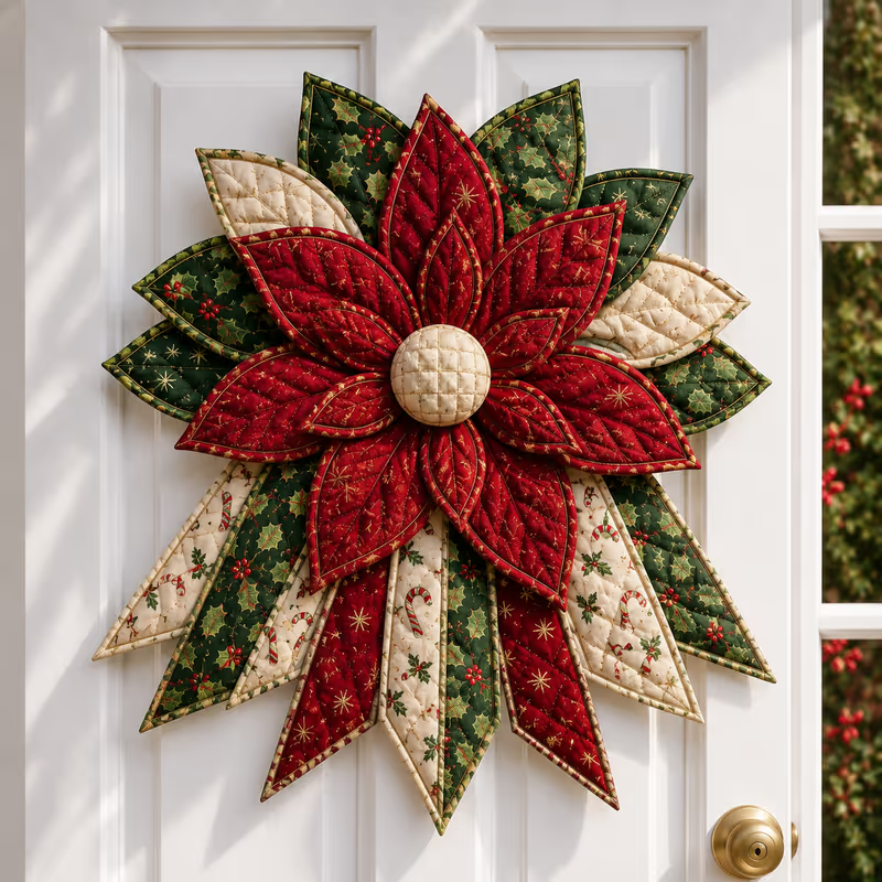 Holly & Stitch – Quilted Christmas Door Hanger Sewing Kit