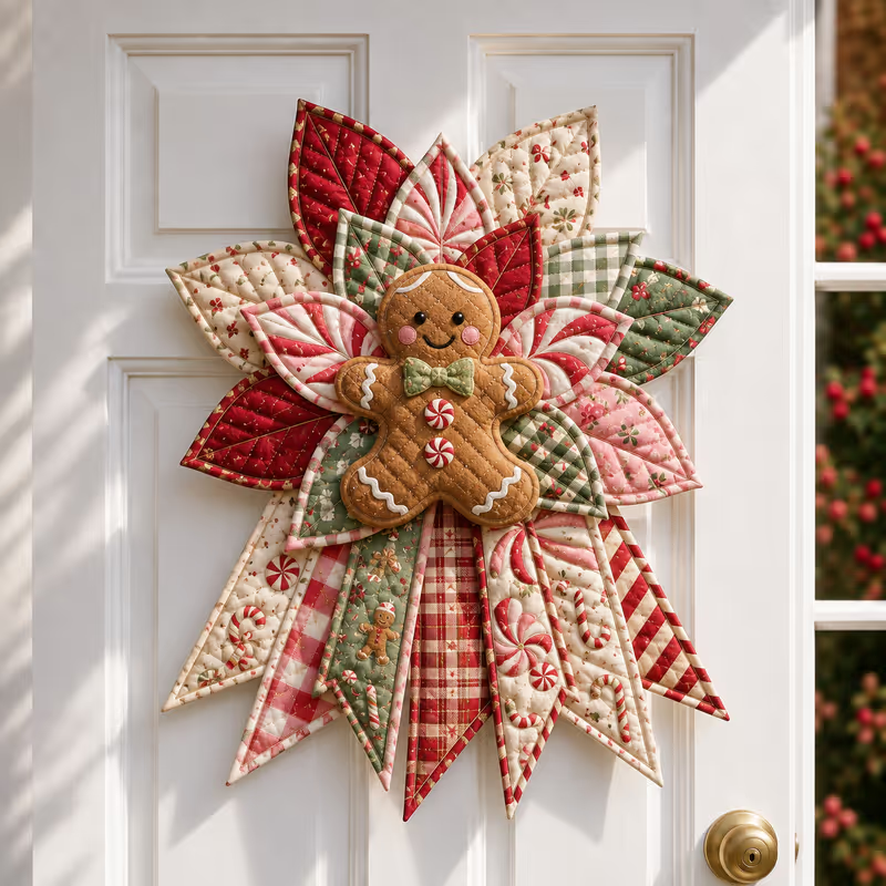Holly & Stitch – Quilted Christmas Door Hanger Sewing Kit