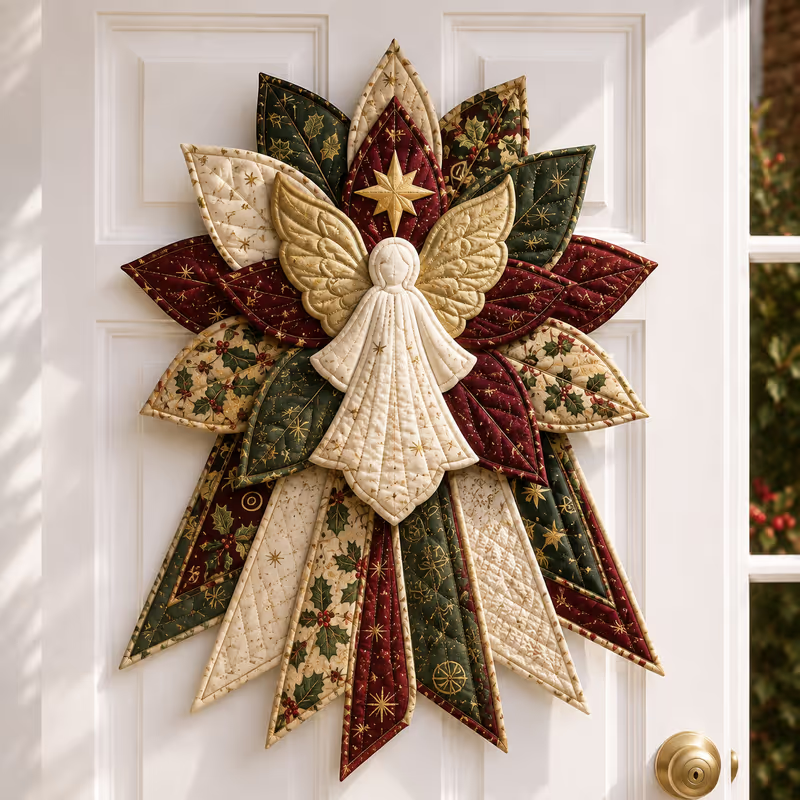 Holly & Stitch – Quilted Christmas Door Hanger Sewing Kit