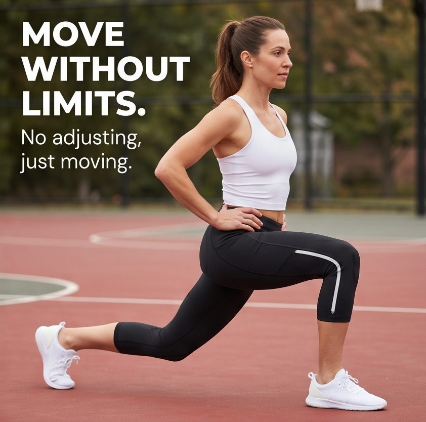 Movella™ – Stretch-Fit Capri Pants with Zip Pockets