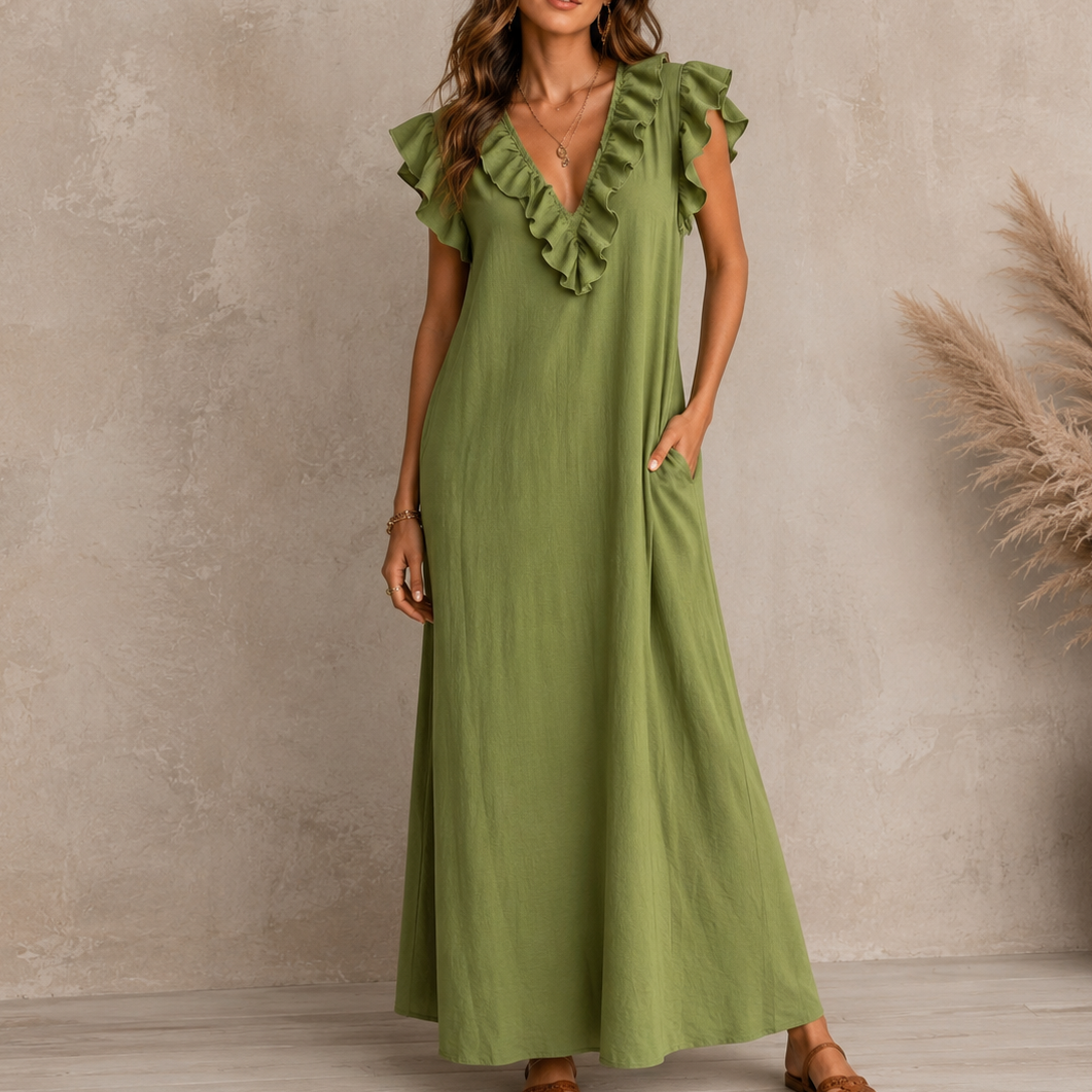 florenza maxi dress FLORENZA MAXI DRESS - FUCHSIA