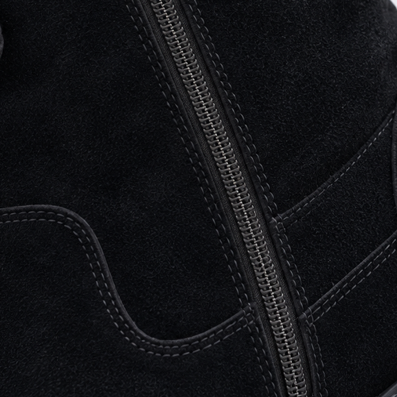 Calvera – Fleece-Lined Side-Zip Calf Boots