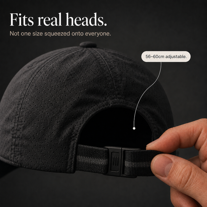 Cloudcap – Blackout Airflow No-Flatten Running Cap