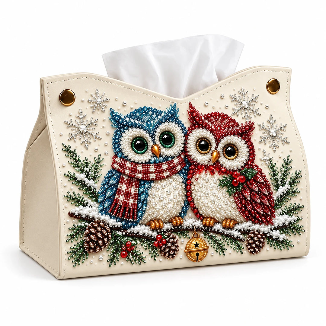 Merry Mosaic – Santa Diamond Painting Tissue Box Cover