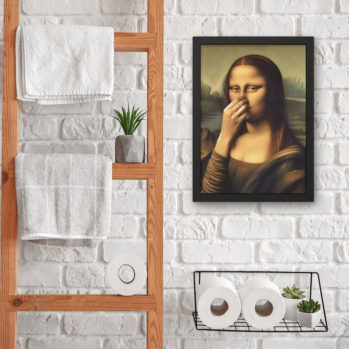 Stinkona™ – Mona Lisa Toilet Humor Print