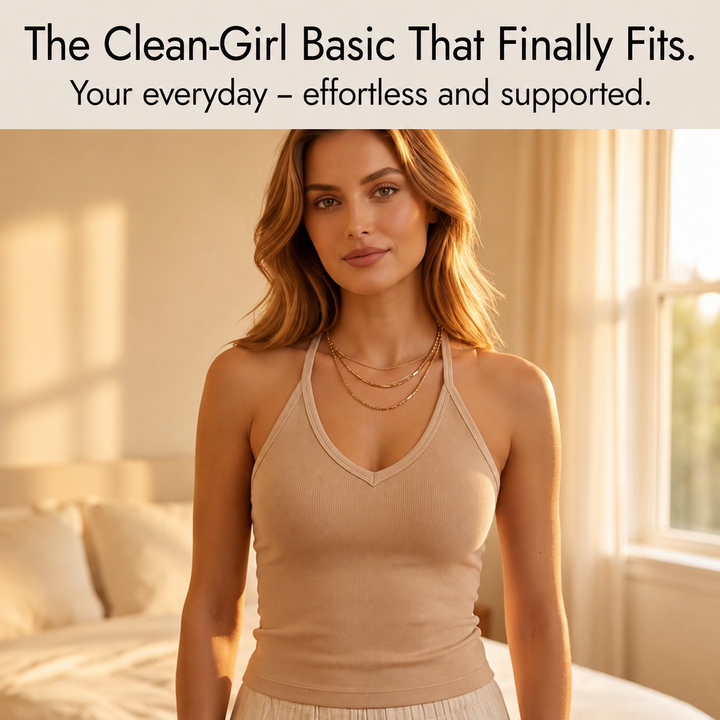 Lunella™ Ribbed V-Neck Tank