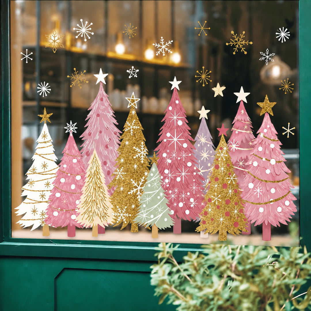 Merryvue – Double-Sided Static-Cling Christmas Window Decals