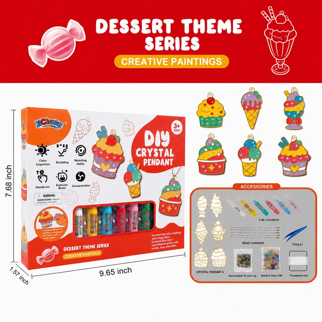 Prismlyn – DIY Crystal Paint Ornament Charm Kit