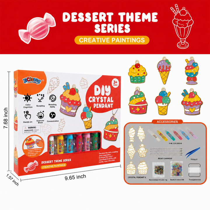 Prismlyn – DIY Crystal Paint Ornament Charm Kit