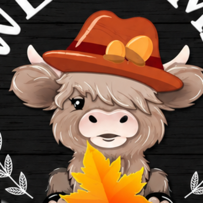 Moo Seasons – Magnetic Interchangeable Highland Cow Welcome Sign