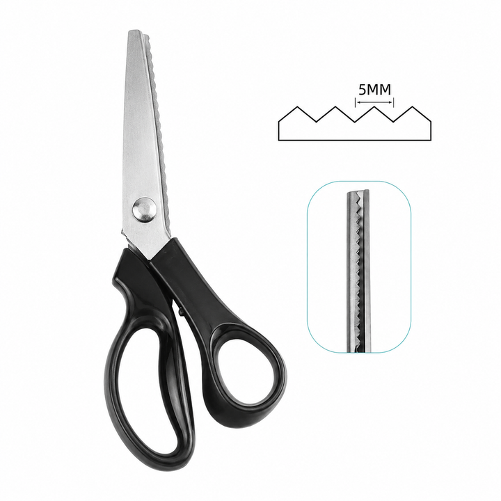 Zagsnip – Spring-Assisted Zigzag Pinking Shears