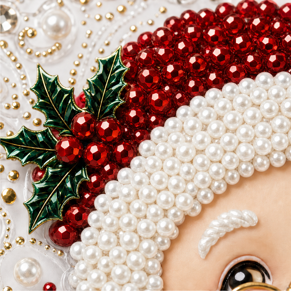 Lumicraft – Special-Shaped Diamond Santa Ornament Kit