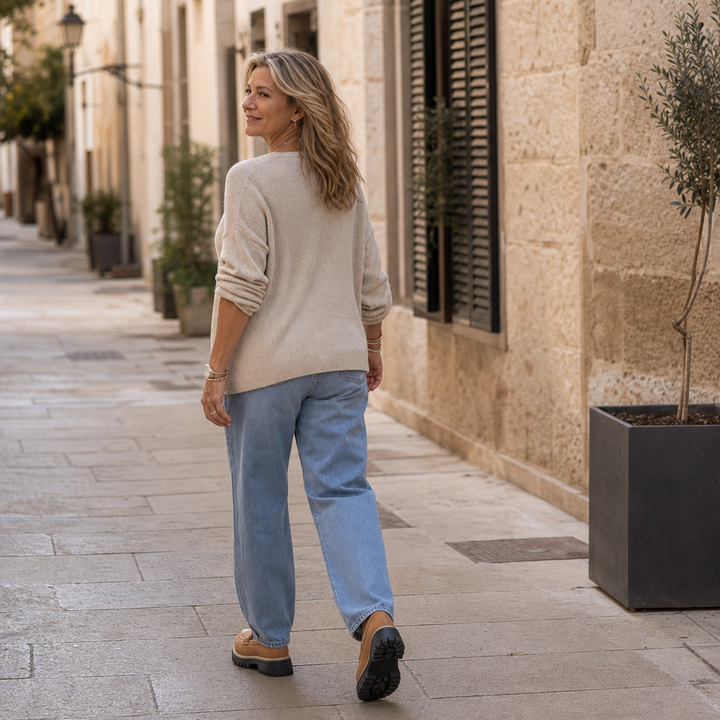Wearbella – Chunky Platform Sole Slip-On Loafers