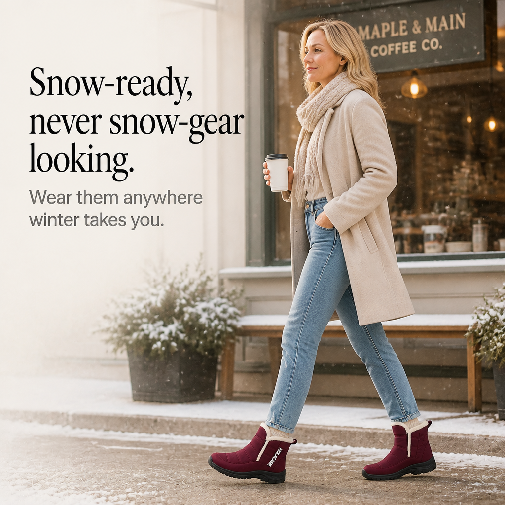 Gripwell – Faux-Fur Lined Waterproof Snow Boots