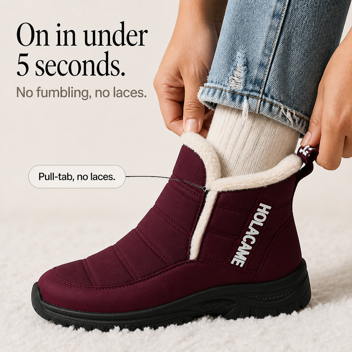 Gripwell – Faux-Fur Lined Waterproof Snow Boots