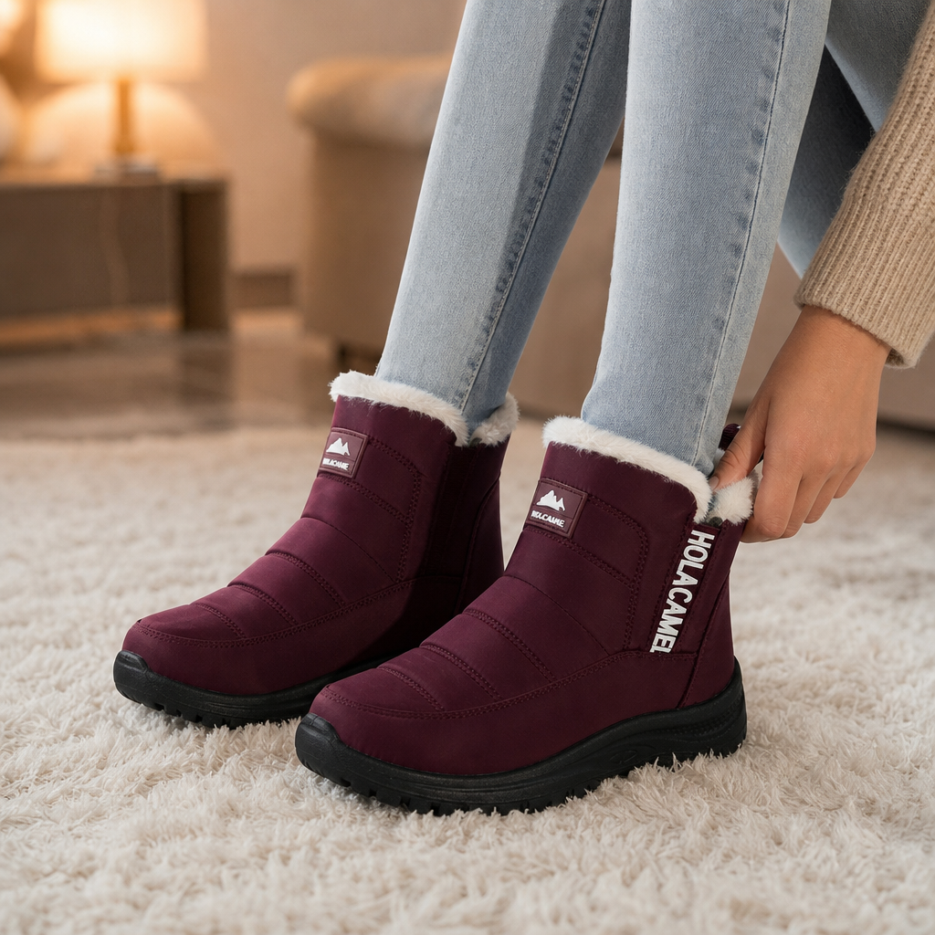 Gripwell – Faux-Fur Lined Waterproof Snow Boots
